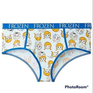 3X 22W 24W Torrid Blue Frozen Cheeky Panty Disney Princess Elsa Anna Cotton Plus
